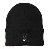 Black Cat Coffee You Smell Like Drama And A Headache Beanie thumb 0