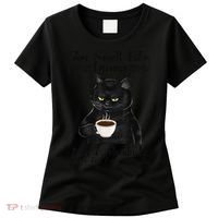 Black Cat Coffee You Smell Like Drama And A Headache Women's T-Shirt thumb 0