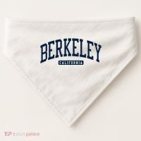 Berkeley California Ca College Style USA-Made Doggie Bandana thumb 0