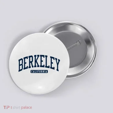 Berkeley California Ca College Style Button