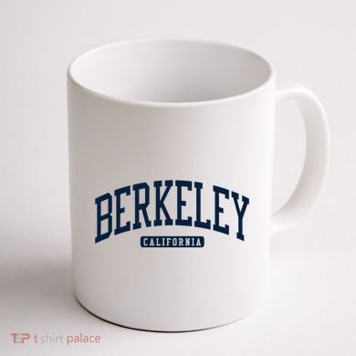 Berkeley California Ca College Style Coffee Mug back