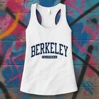 Berkeley California Ca College Style Women's Tank Top thumb 3