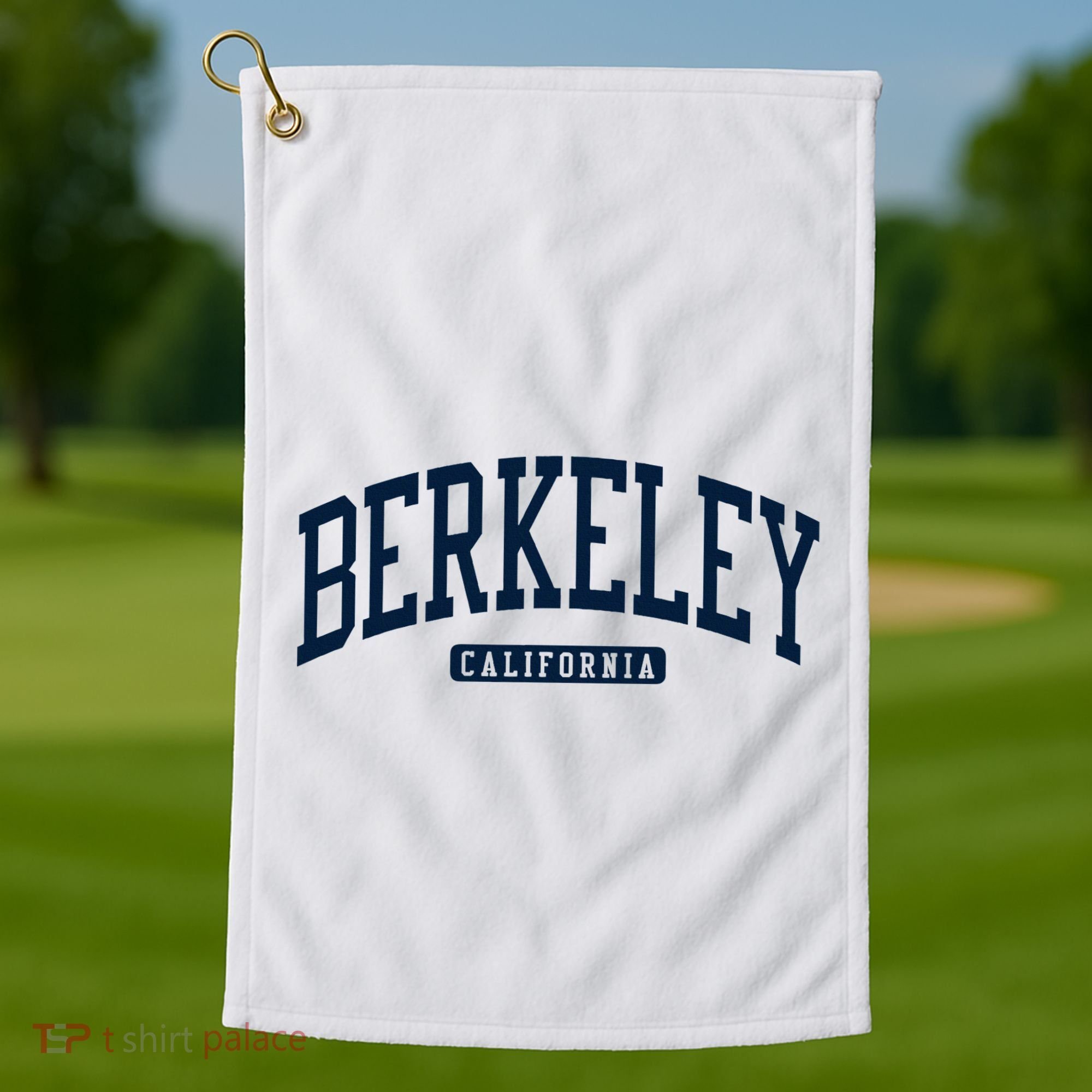 Berkeley California Ca College Style Golf Towel