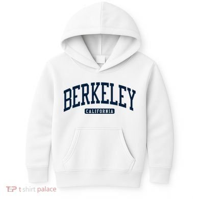 Berkeley California Ca College Style Kids Hoodie