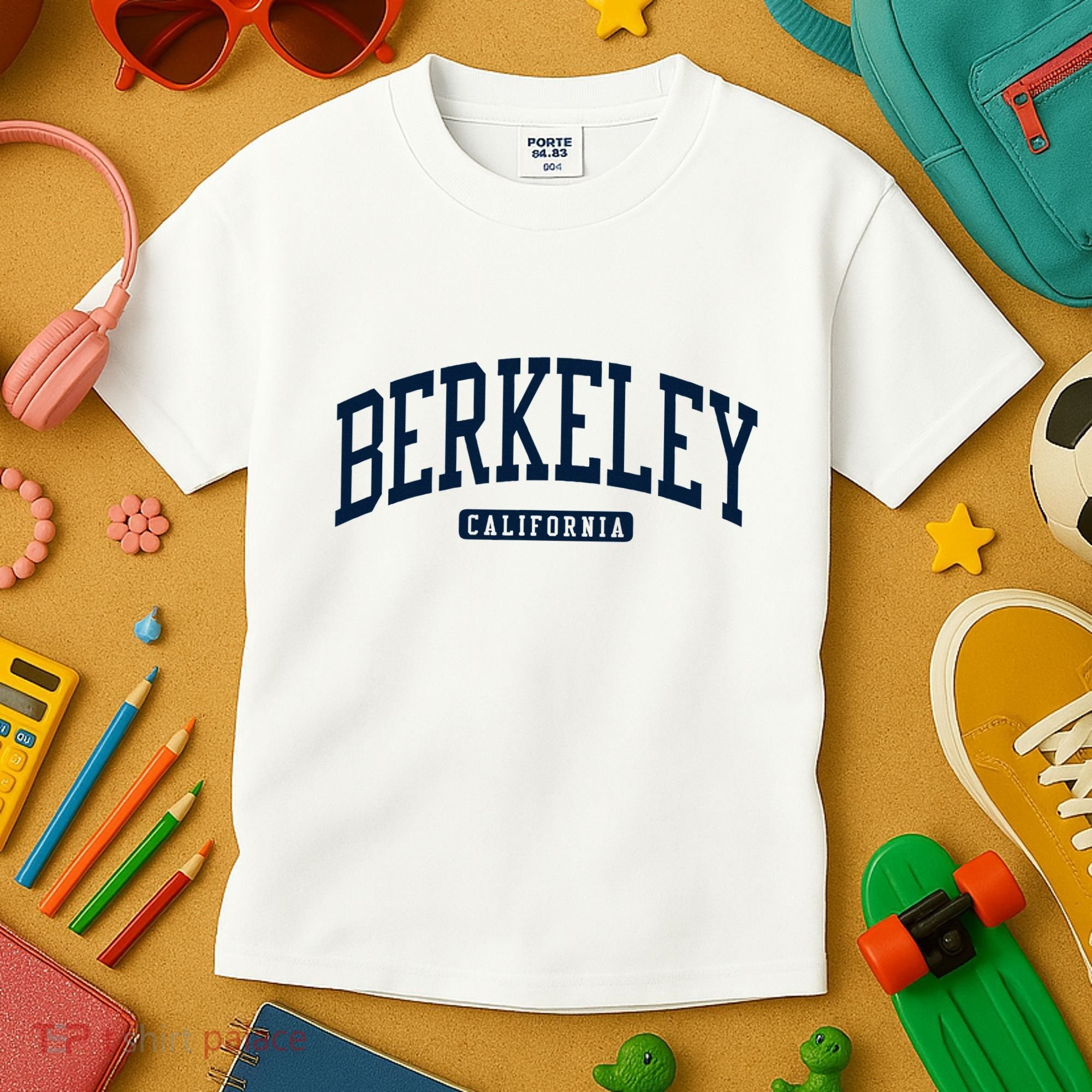 Berkeley California Ca College Style Kids T-Shirt