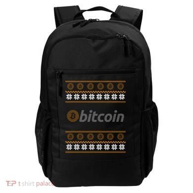 Bitcoin Cryptocurrency Christmas Holiday Backpack