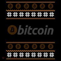 Bitcoin Cryptocurrency Christmas Holiday Backpack thumb 2