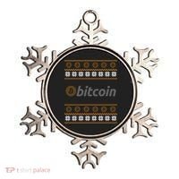 Bitcoin Cryptocurrency Christmas Holiday Ornament thumb 0