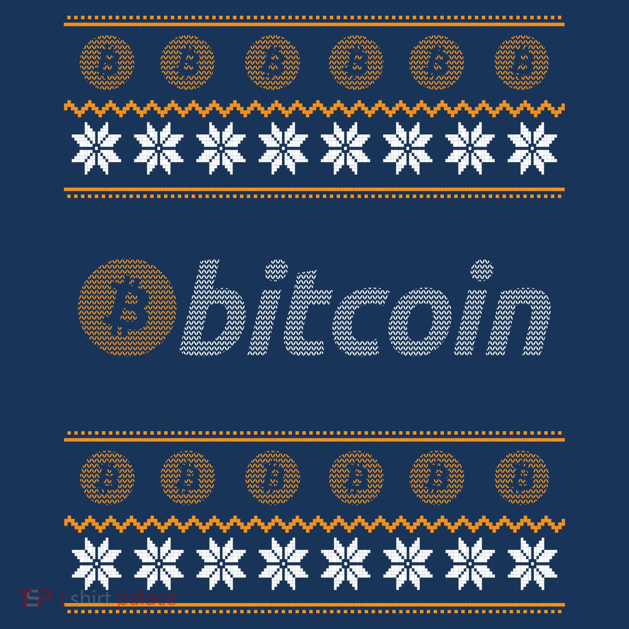 Bitcoin Cryptocurrency Christmas Holiday Women's Sweatshirt