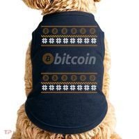 Bitcoin Cryptocurrency Christmas Holiday Doggie Tank thumb 0