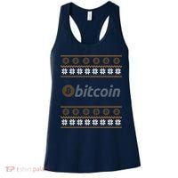 Bitcoin Cryptocurrency Christmas Holiday Women's Tank Top thumb 0