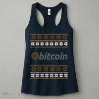 Bitcoin Cryptocurrency Christmas Holiday Women's Tank Top thumb 3