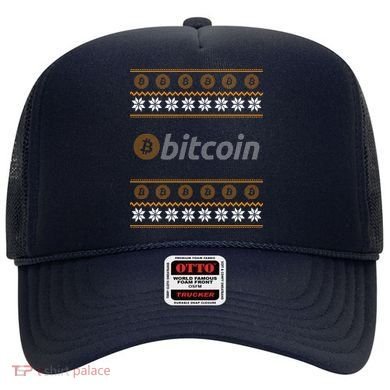 Bitcoin Cryptocurrency Christmas Holiday Hat