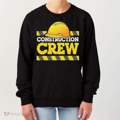 Boy Construction Crew Birthday Party Supplies Group Matching Women's Sweatshirt