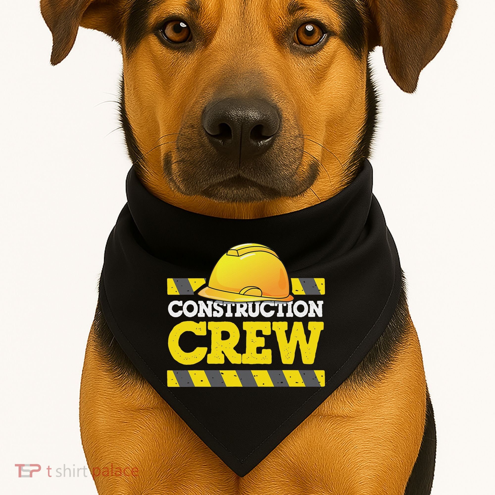 Boy Construction Crew Birthday Party Supplies Group Matching USA-Made Doggie Bandana
