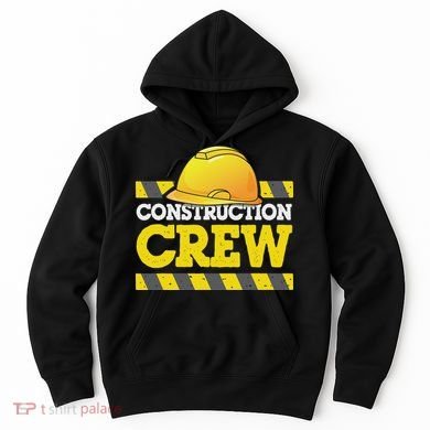Boy Construction Crew Birthday Party Supplies Group Matching Hoodie