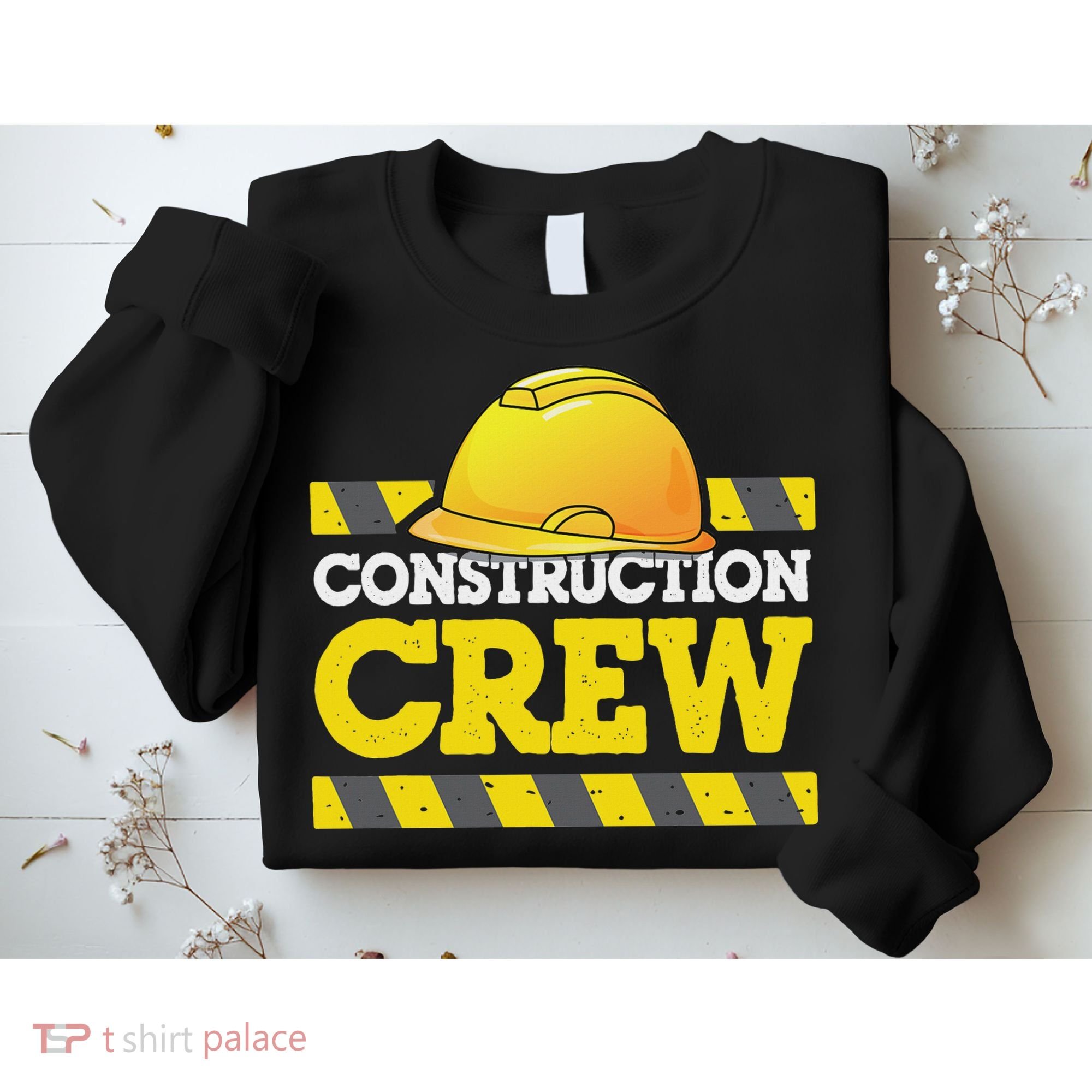 Boy Construction Crew Birthday Party Supplies Group Matching Sweatshirt