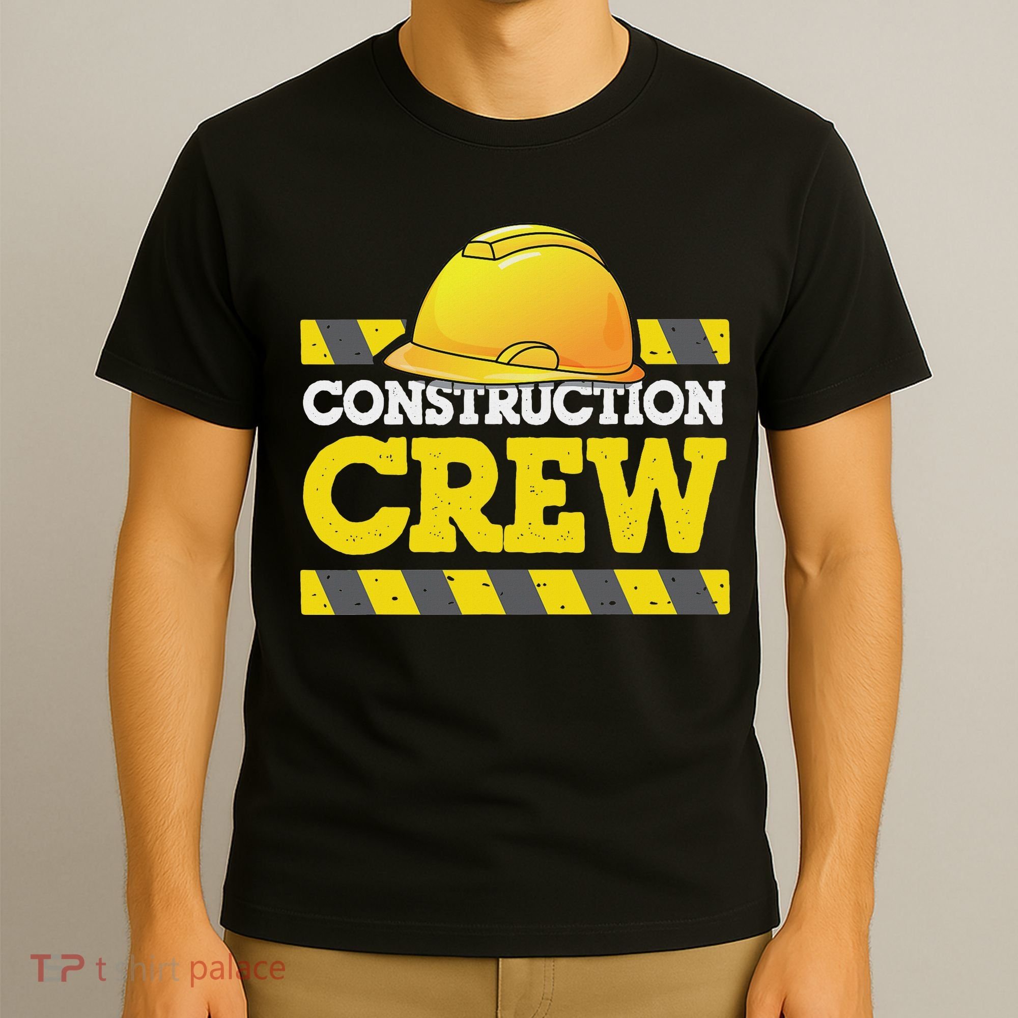 Boy Construction Crew Birthday Party Supplies Group Matching T-Shirt