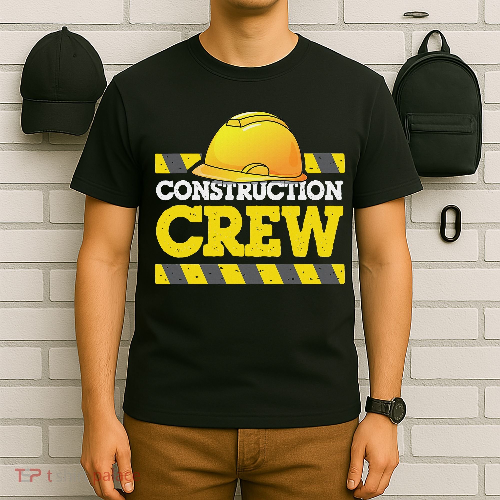 Boy Construction Crew Birthday Party Supplies Group Matching T-Shirt