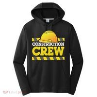 Boy Construction Crew Birthday Party Supplies Group Matching Performance Fleece Hoodie thumb 0