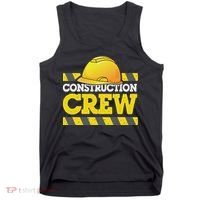 Boy Construction Crew Birthday Party Supplies Group Matching Tank Top thumb 0
