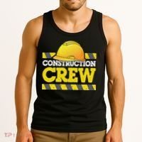 Boy Construction Crew Birthday Party Supplies Group Matching Tank Top thumb 3