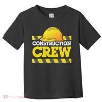 Boy Construction Crew Birthday Party Supplies Group Matching Toddler T-Shirt thumb 0