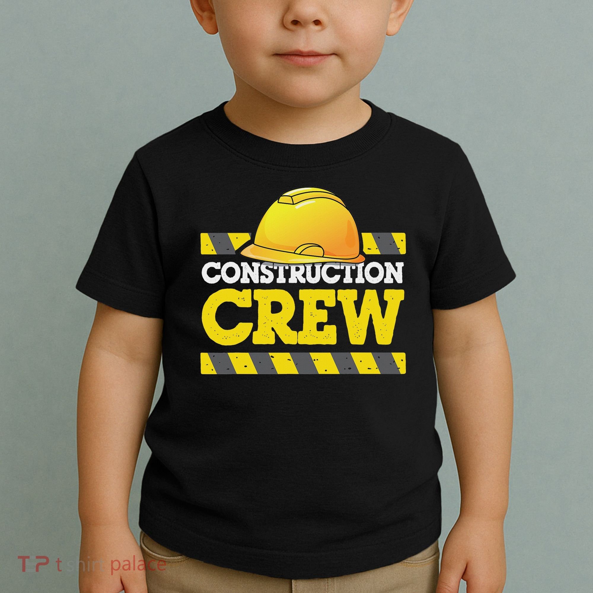 Boy Construction Crew Birthday Party Supplies Group Matching Toddler T-Shirt