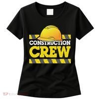 Boy Construction Crew Birthday Party Supplies Group Matching Women's T-Shirt thumb 0