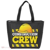 Boy Construction Crew Birthday Party Supplies Group Matching Tote Bag thumb 0