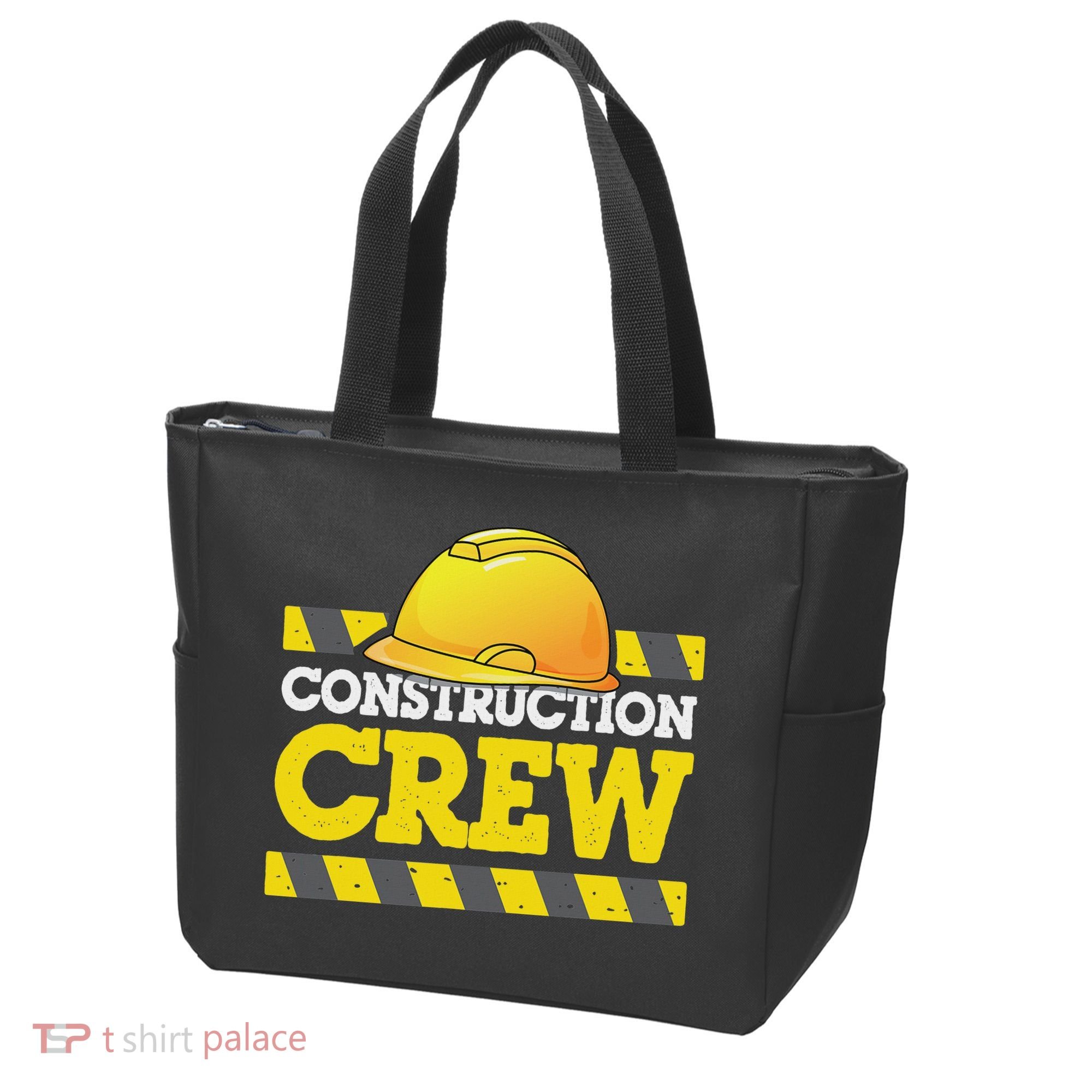Boy Construction Crew Birthday Party Supplies Group Matching Tote Bag