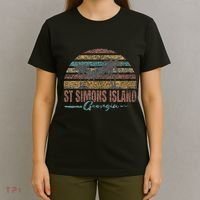 Beach Coastal City Vacation Souvenir St Simons Island T-Shirt thumb 4