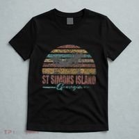 Beach Coastal City Vacation Souvenir St Simons Island T-Shirt thumb 5