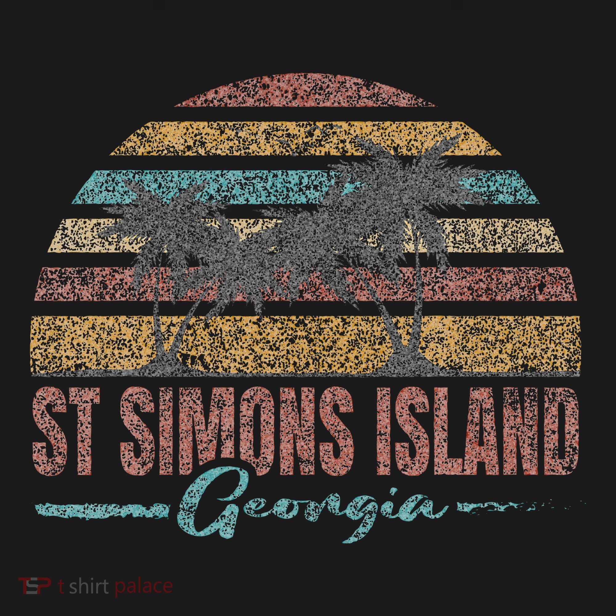 Beach Coastal City Vacation Souvenir St Simons Island Women's Hoodie