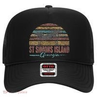 Beach Coastal City Vacation Souvenir St Simons Island Hat thumb 0