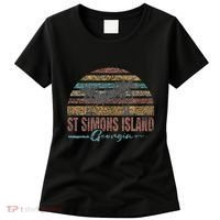 Beach Coastal City Vacation Souvenir St Simons Island Women's T-Shirt thumb 0