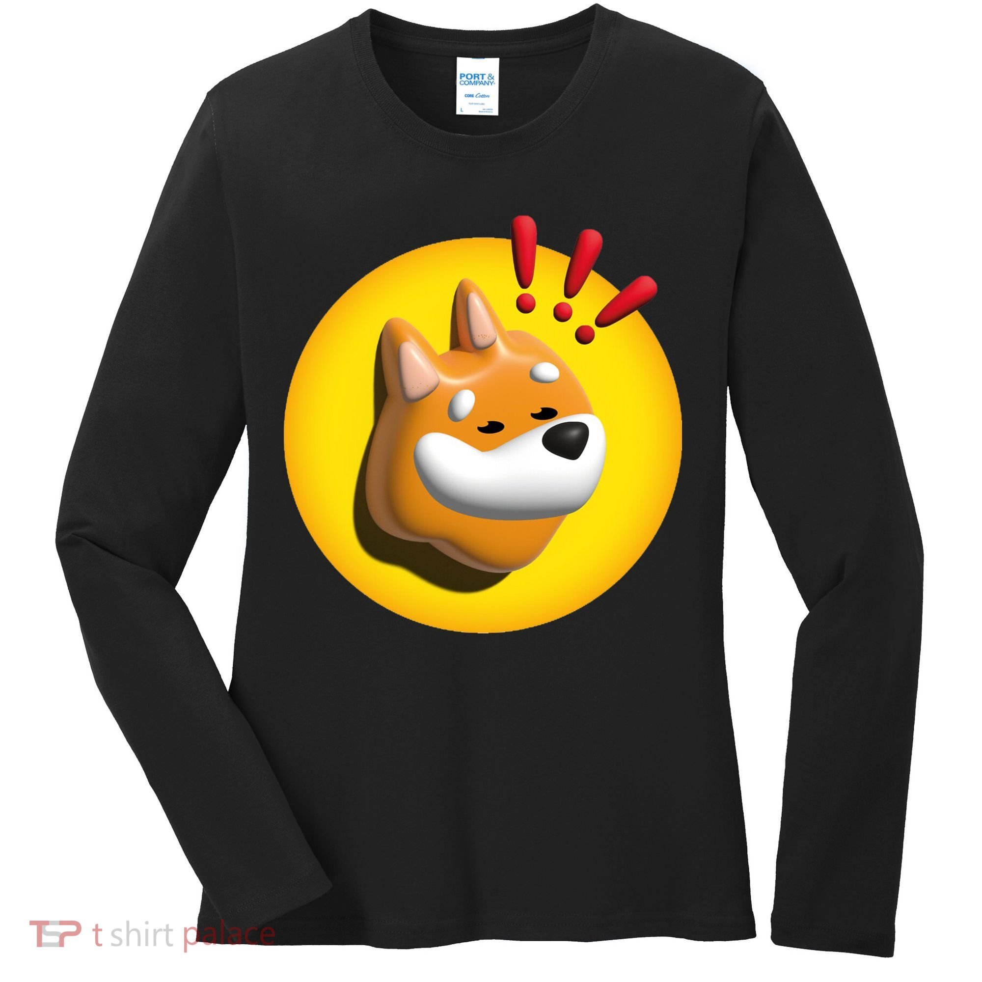 Bonk Crypto Currency Women's Long Sleeve Shirt