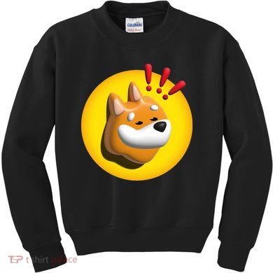 Bonk Crypto Currency Kids Sweatshirt