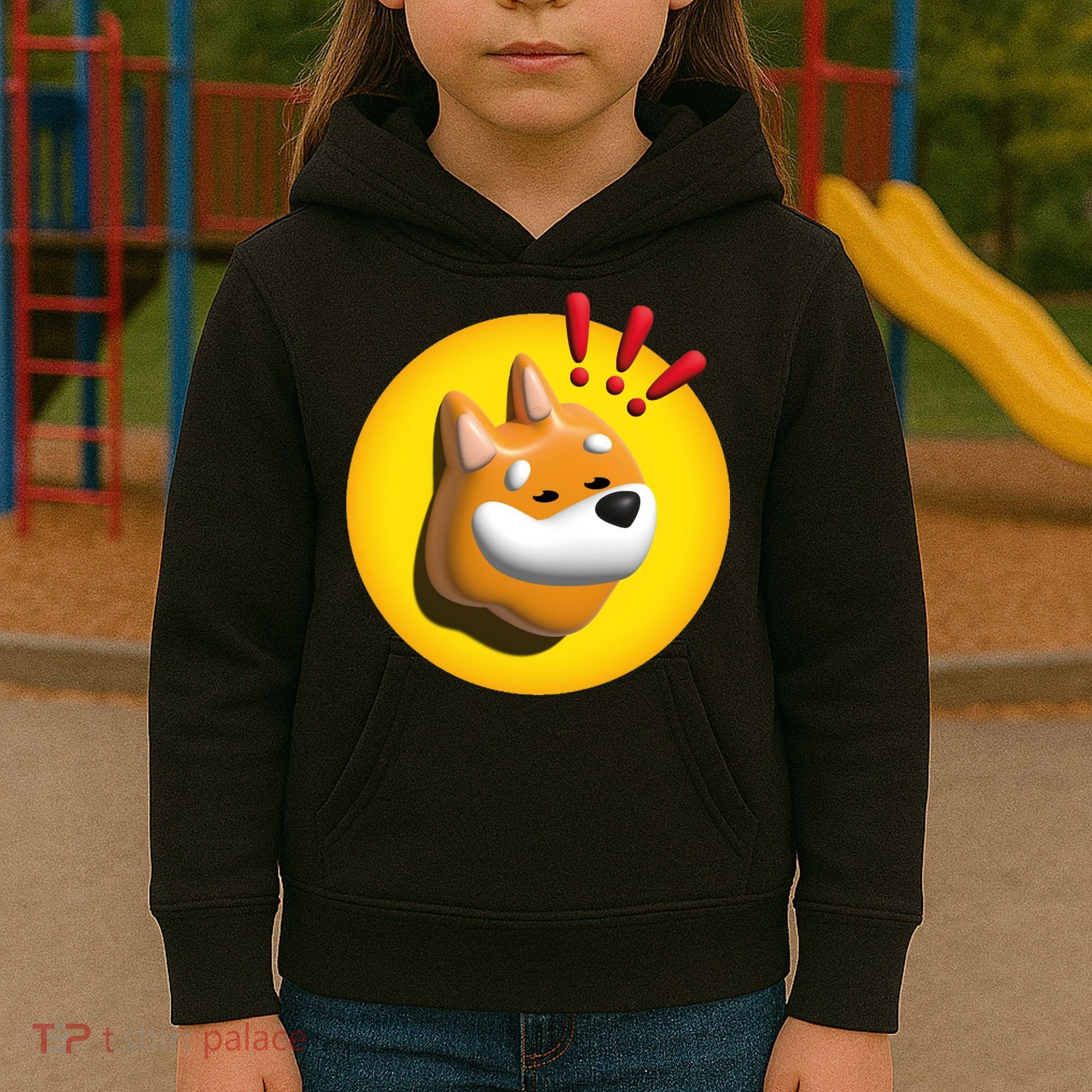 Bonk Crypto Currency Kids Hoodie