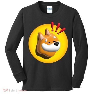 Bonk Crypto Currency Kids Long Sleeve Shirt
