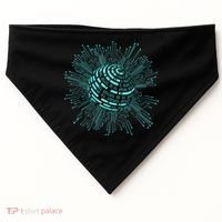 Binary Coding Computer Nerd Geeks Programmer Funny Coding USA-Made Doggie Bandana thumb 0