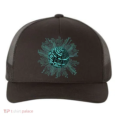 Binary Coding Computer Nerd Geeks Programmer Funny Coding Yupoong Adult 5-Panel Trucker Hat