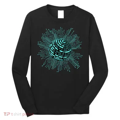Binary Coding Computer Nerd Geeks Programmer Funny Coding Long Sleeve Shirt