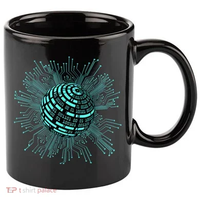 Binary Coding Computer Nerd Geeks Programmer Funny Coding 11oz C Handle Ceramic Mug