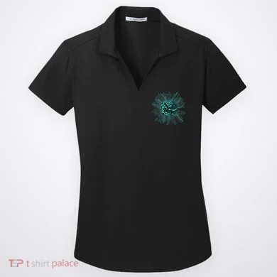 Binary Coding Computer Nerd Geeks Programmer Funny Coding Women's Dry Zone Grid Polo