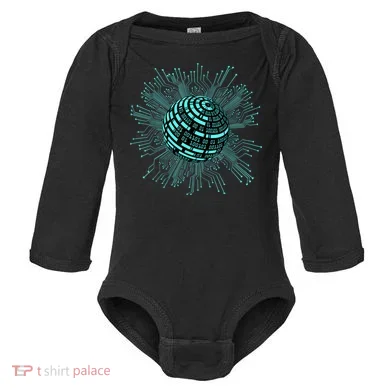Binary Coding Computer Nerd Geeks Programmer Funny Coding Baby Long Sleeve Bodysuit