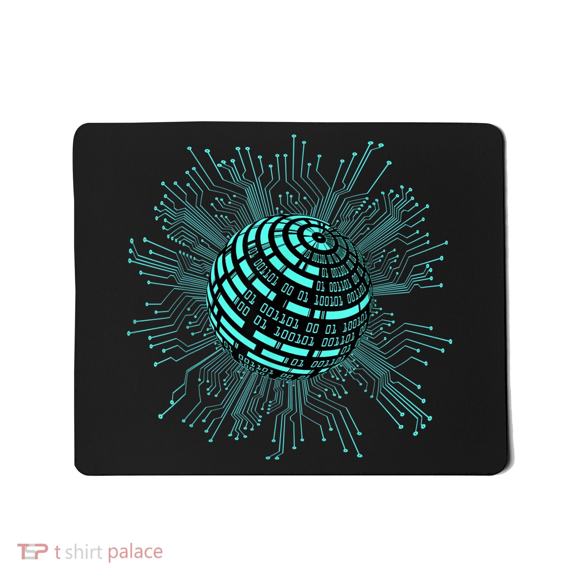 Binary Coding Computer Nerd Geeks Programmer Funny Coding Mousepad
