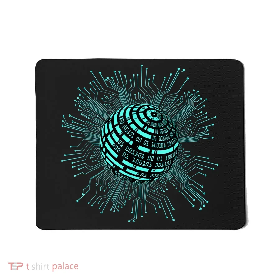 Binary Coding Computer Nerd Geeks Programmer Funny Coding Mousepad