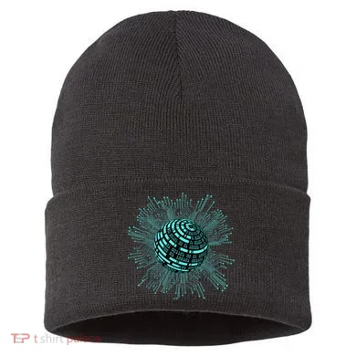 Binary Coding Computer Nerd Geeks Programmer Funny Coding Sustainable Knit Beanie