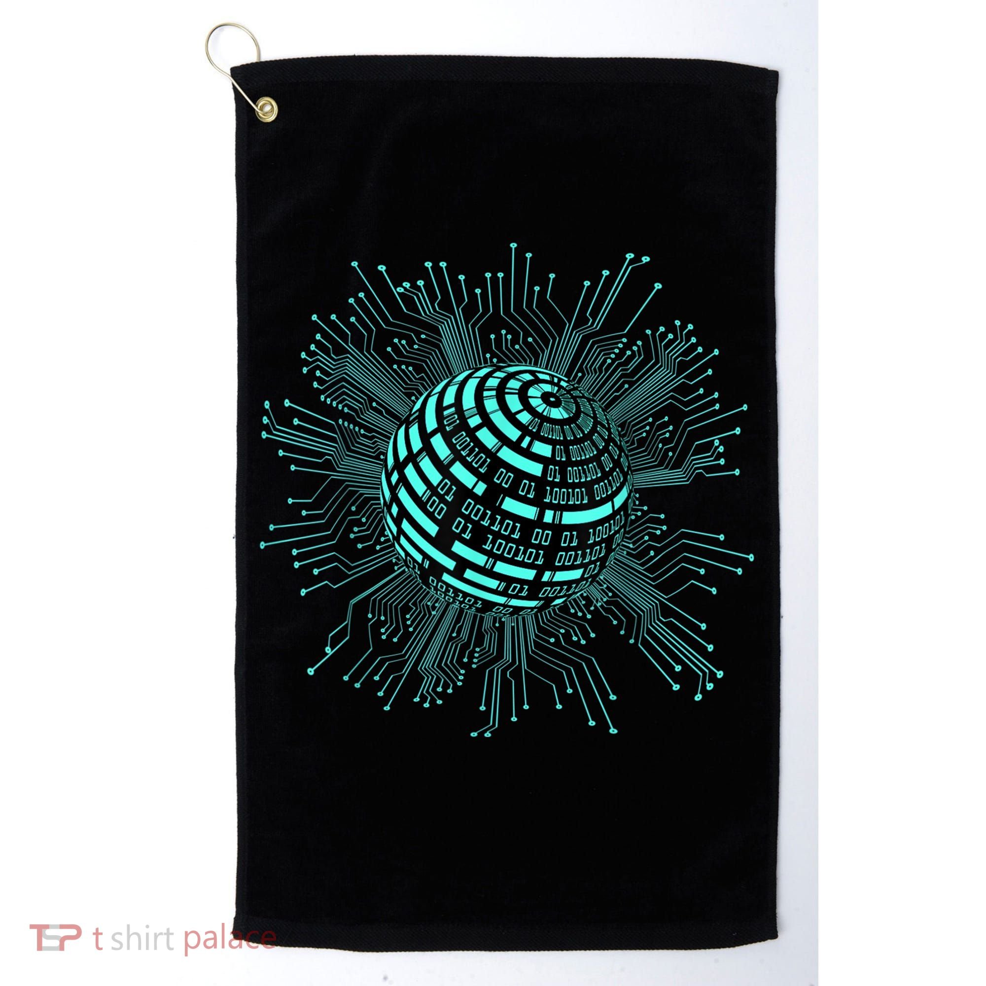 Binary Coding Computer Nerd Geeks Programmer Funny Coding Golf Towel